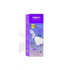EMPRO RESPIRATOR KF99 PRO KIDS COPPER OXIDE ANTIMICROBIAL FACE MASK 4PLY (SNOW WHITE) 10S