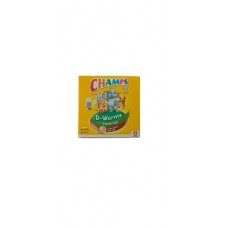 CHAMPS D-WORMS (CHOCOLATE)  TAB 2S